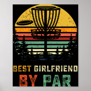 Poster Meilleure petite amie disc golf Gf Frisbees Disk G
