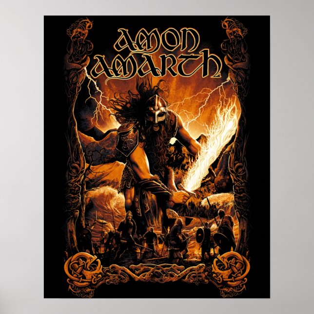 Poster Meilleure Vente Amon Amarth En Concert (Devant)