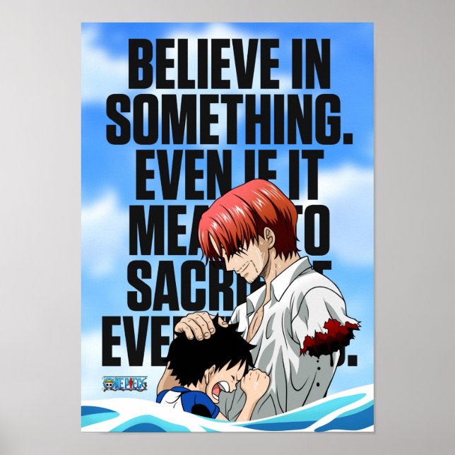 Poster Meilleures Citations D'Anime Sur Le Sacrifice (Devant)