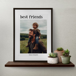 Poster Meilleurs amis Photo papa & moi