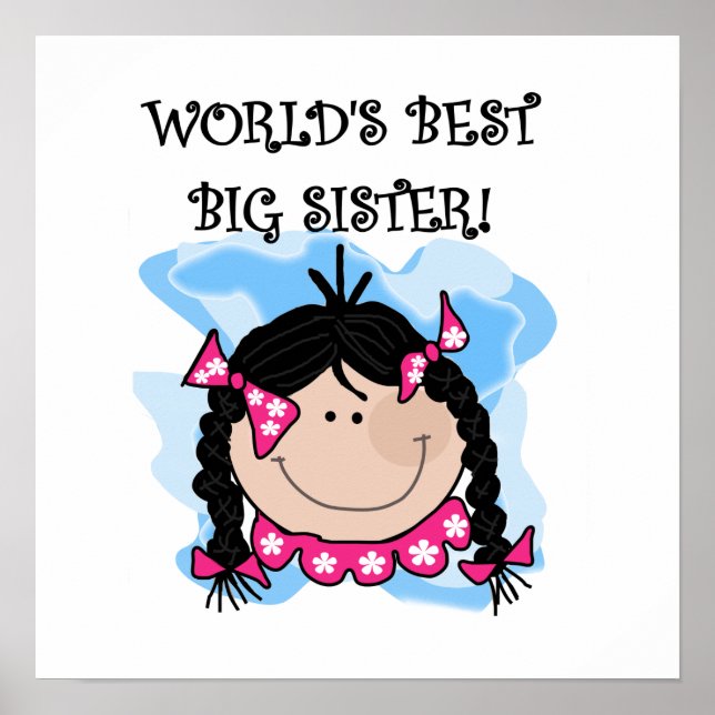 Poster Meilleurs cadeaux de grandes soeurs au monde des c (Devant)