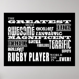 Poster Meilleurs Joueurs De Rugby Plus Grand Joueur De Ru