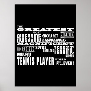 Poster Meilleurs Joueurs De Tennis Plus Grand Joueur De T