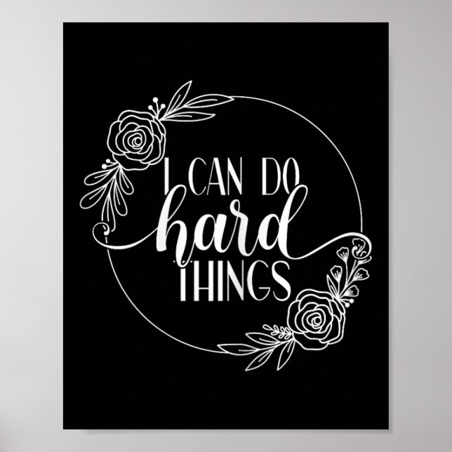 Poster Mela Motivational Workout Designs I Can Do Dur The (Devant)