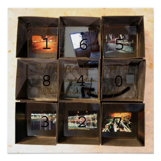 Poster Melancholia Hors Propos par Pascale Baud (Devant)