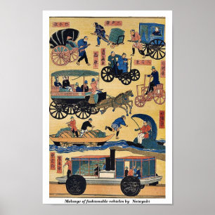 Poster Mélange des véhicules à la mode par   Notayuki