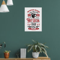 Mélange d'hiver barre de cacao chaud