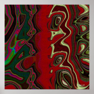 Poster Mélange Rouge