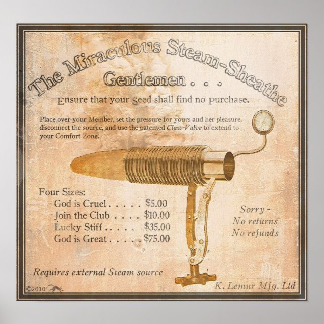 Poster Mélange-vapeur (Devant)