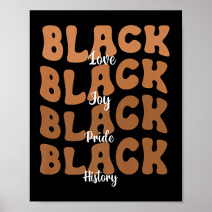 Poster Melanin Black Women Mois de l'histoire des Noirs R
