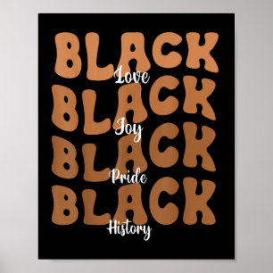 Poster Melanin Black Women Mois de l'histoire des Noirs R