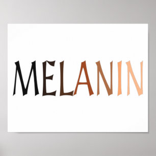 Poster MELANIN Nuances de noir