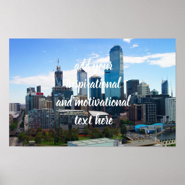 Poster Melbourne (Devant)