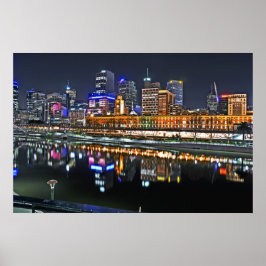 Poster Melbourne en HDR
