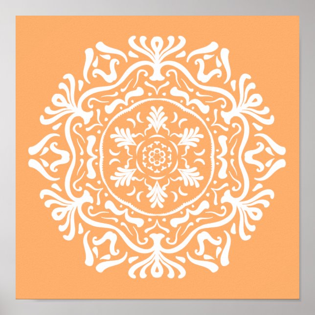 Poster Melon Mandala (Devant)