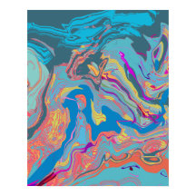 MELTED BEZIER GLITCH VERTICAL 02