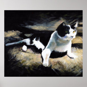Poster Melvin the Cat Fine Art