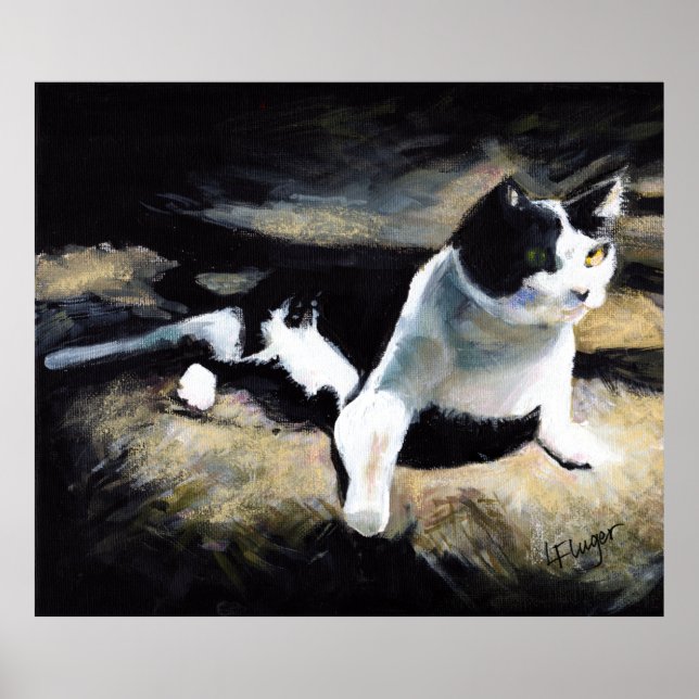 Poster Melvin the Cat Fine Art (Devant)
