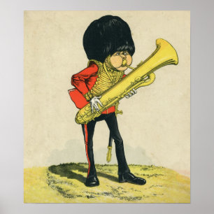 Poster Membre d'un orchestre des gardes de grenadier
