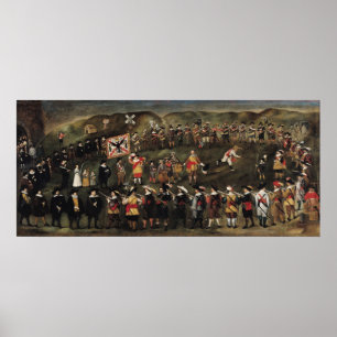 Poster Membres de la Fraternité de St. Barbara