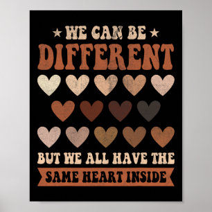 Poster Même coeur à l'intérieur de Junetten Mois de l'his