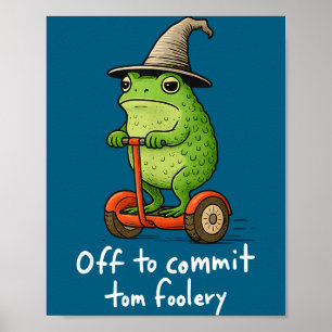Poster Meme du Magicien Grenouille Fantaisiste Parti Comm
