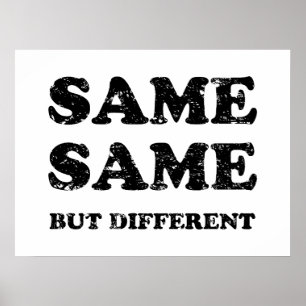 POSTER MÊME MAIS DIFFÉRENT