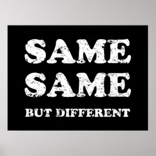POSTER MÊME MAIS DIFFÉRENT