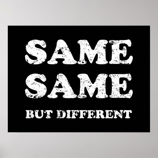 POSTER MÊME MAIS DIFFÉRENT (Devant)