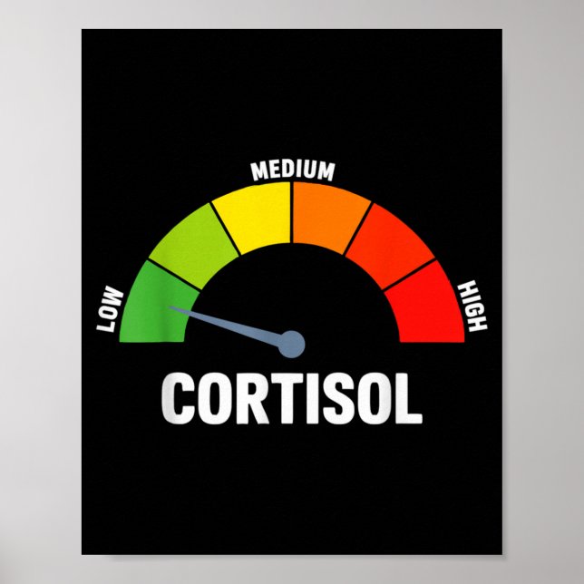 Poster Mème niveaux de cortisol bas  (Devant)