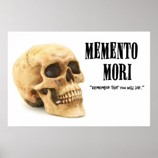 Poster Memento Mori - Crâne