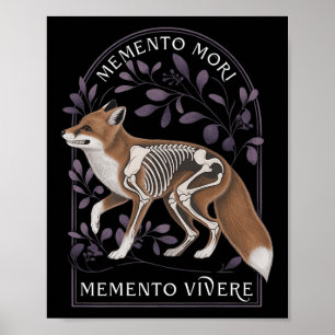 Poster Memento Mori Memento Vivere _ Philosophie & La