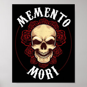 Poster Memento Mori Mortalité Philosophie stoïque Stoicis