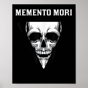 Poster Memento Mori Mortalité Stoïque Philosophie de stoï