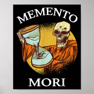 Poster Memento Mori Stoic La philosophie du stoïcisme lat