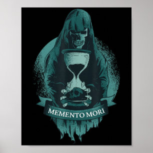 Poster Memento Mori Stoic La philosophie du stoïcisme lat