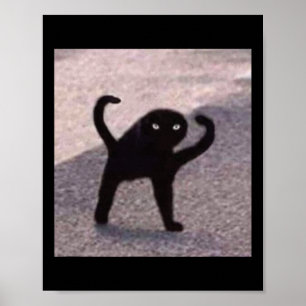 Poster Mèmes de chat maudit Chat maudit Colère de chat co