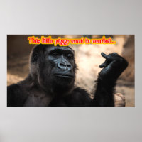 Mèmes de Singe Ape Chimp drôle avec des paroles am