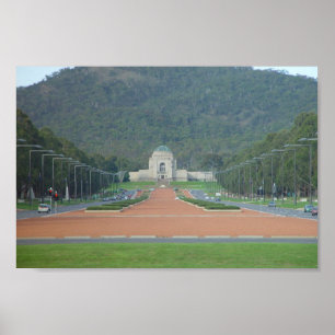 Poster Mémorial de guerre à Canberra dans Ter capitale