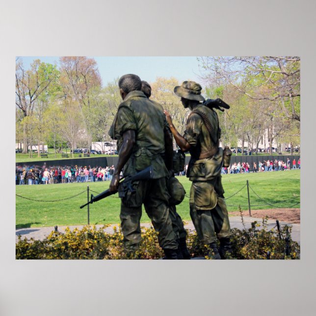 Poster Mémorial de guerre du Vietnam D.C. (Devant)