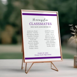 Poster Mémorial de la Réunion de nos camarades