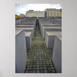 Poster Mémorial de l'Holocauste, Berlin, Allemagne