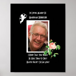 Poster Mémorial de mariage pour un être cher disparu