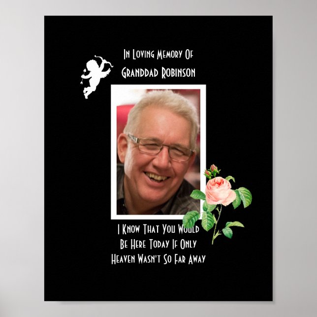 Poster Mémorial de mariage pour un être cher disparu (Devant)