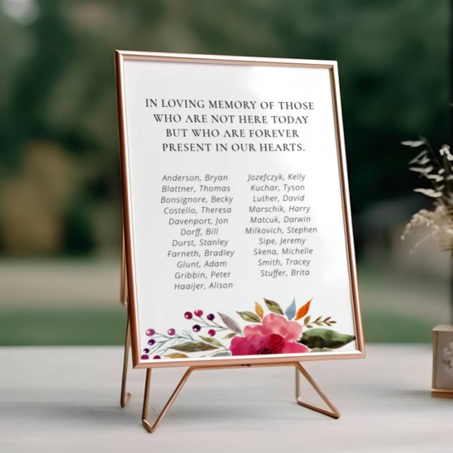 Poster Mémorial de réunion de classe de l'école Burgundy  (Créateur téléchargé)