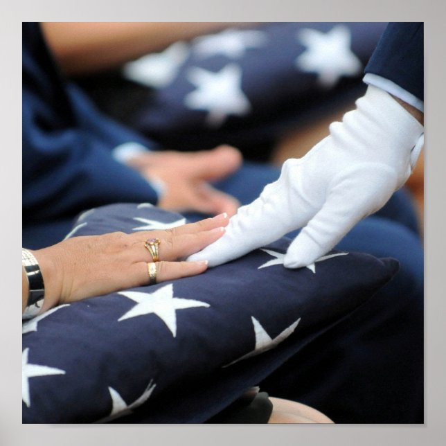 Poster Mémorial des drapeaux pliés (Devant)