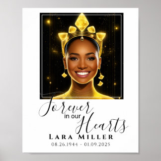 Poster Memorial Forever In Our Hearts