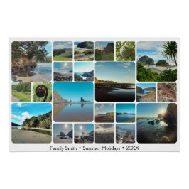 Poster Memory Road Trip, Un Collage De Photo Instagram 22