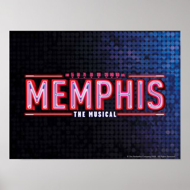 Poster MEMPHIS - Le logo musical (Devant)