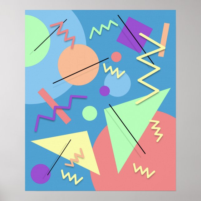 Poster Memphis no 4 (Devant)